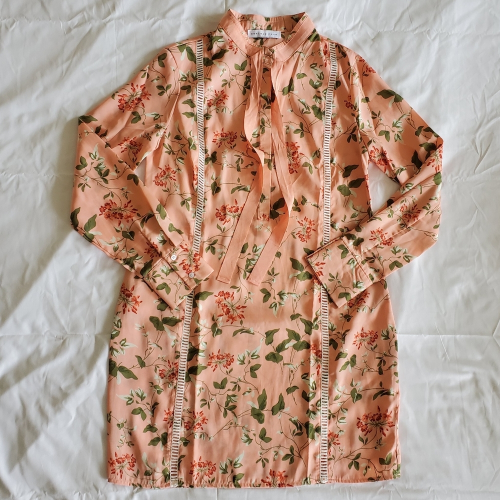 Endless Rose Long-Sleeve Floral Mini Dress Medium